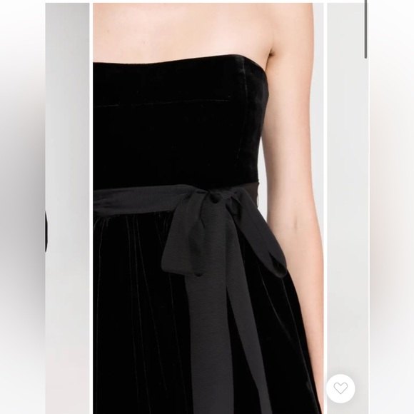 Cara Cara Veronica velvet dress in Black - Picture 4 of 9